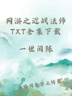 网游之近战法师TXT全集下载