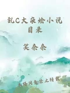 乱C大杂烩小说目录