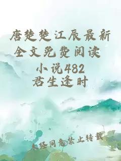 唐楚楚江辰最新全文免费阅读 小说482